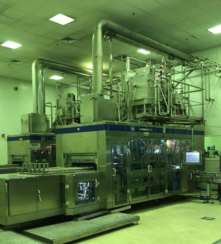 Complete SIG Combibloc CFA 124 36 Aseptic Filling Line For Sale