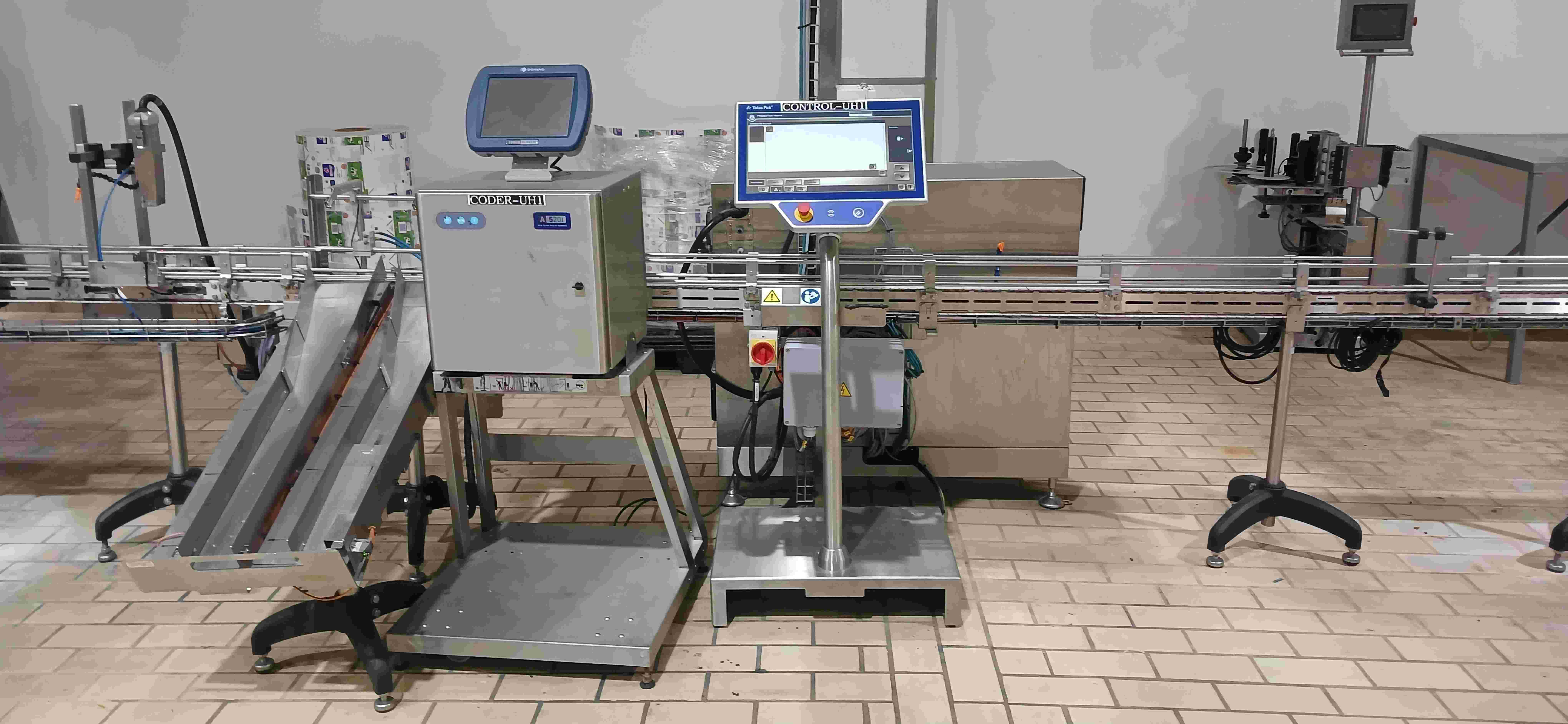 USED A3 SPEED 1000ML SQUARE FILLING LINE FOR SALE YEAR 2020