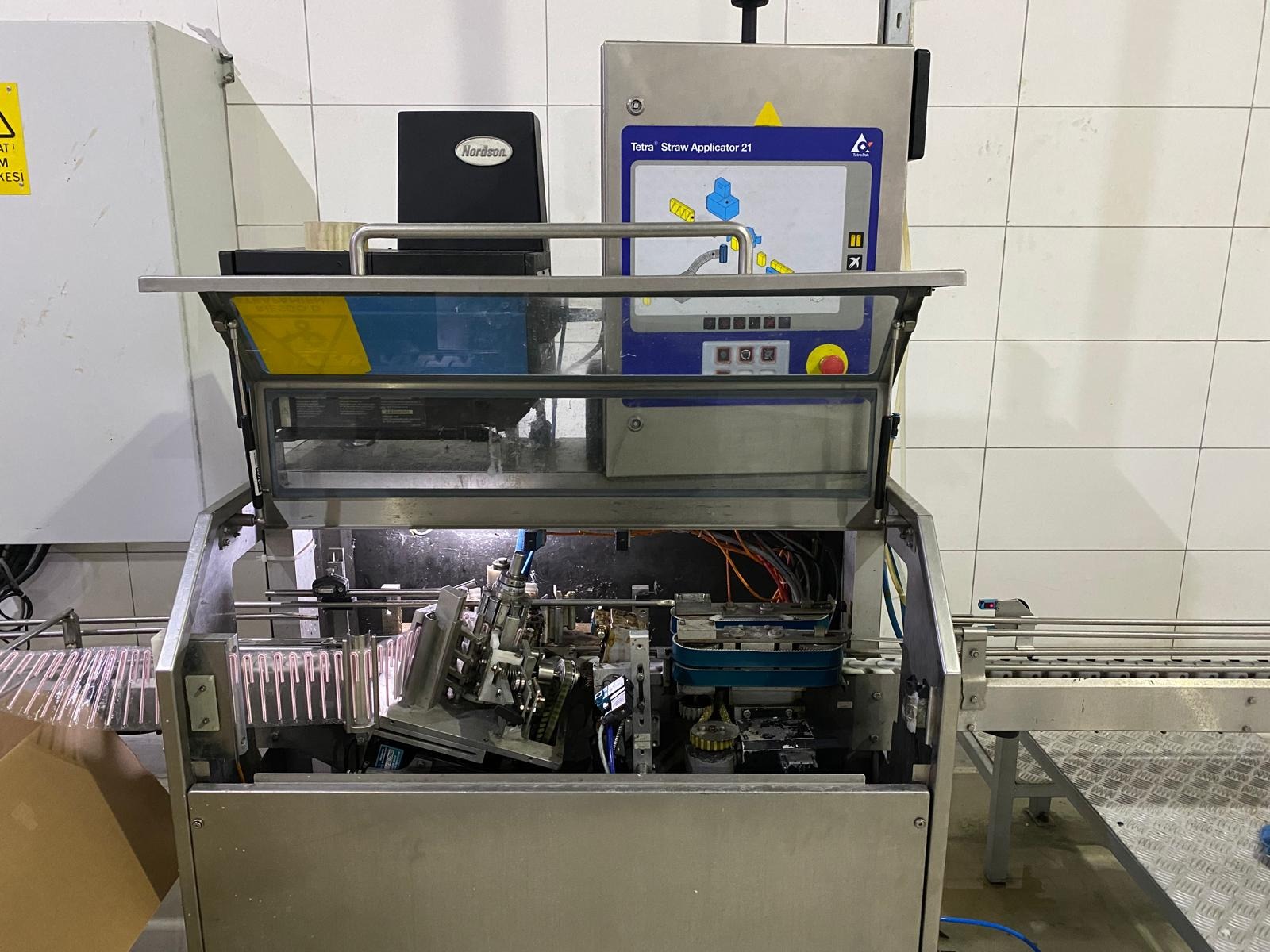 USED TETRA PAK TBA 19 200ML SLIM 20V COMPLETE FILLING LINE FOR SALE YEAR 2006