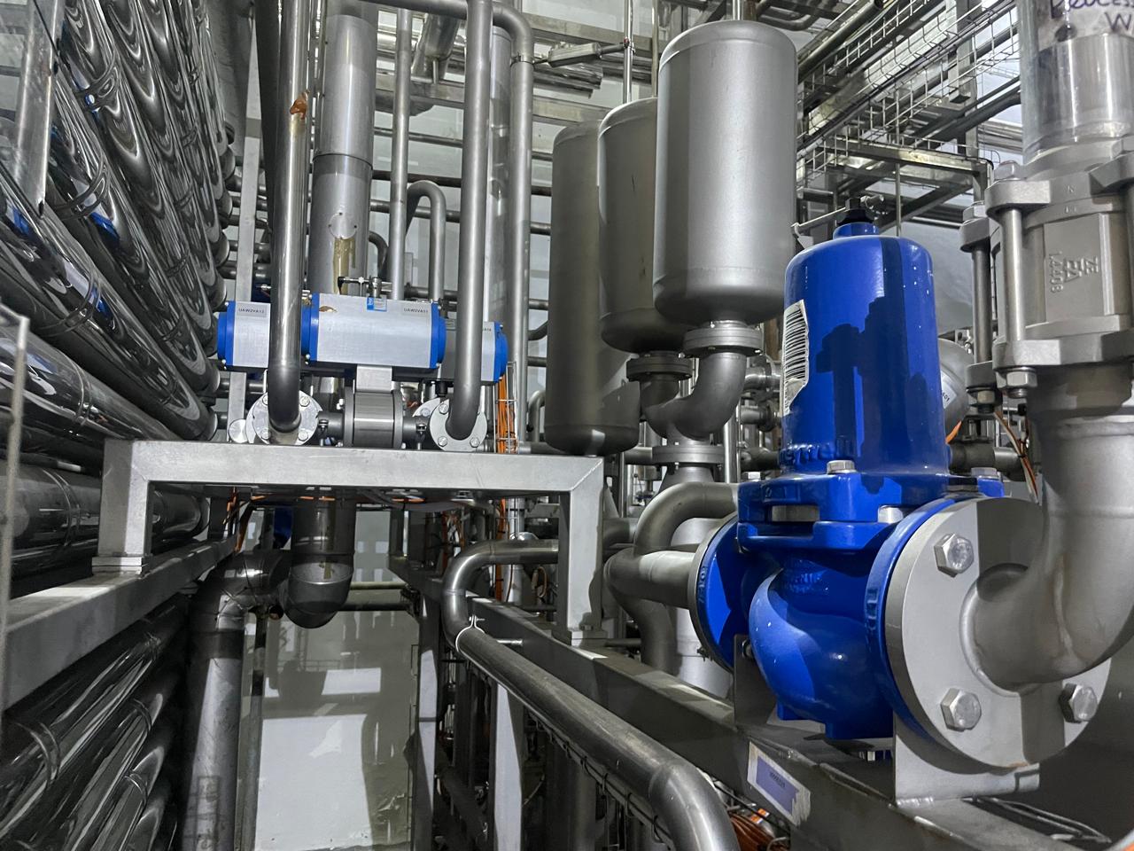 GEA COMPLETE UHT PLANT 8000 LPH CAPACITY FOR MILK CREAM AND JUICE PRODUCTION FOR SALE YEAR 2018