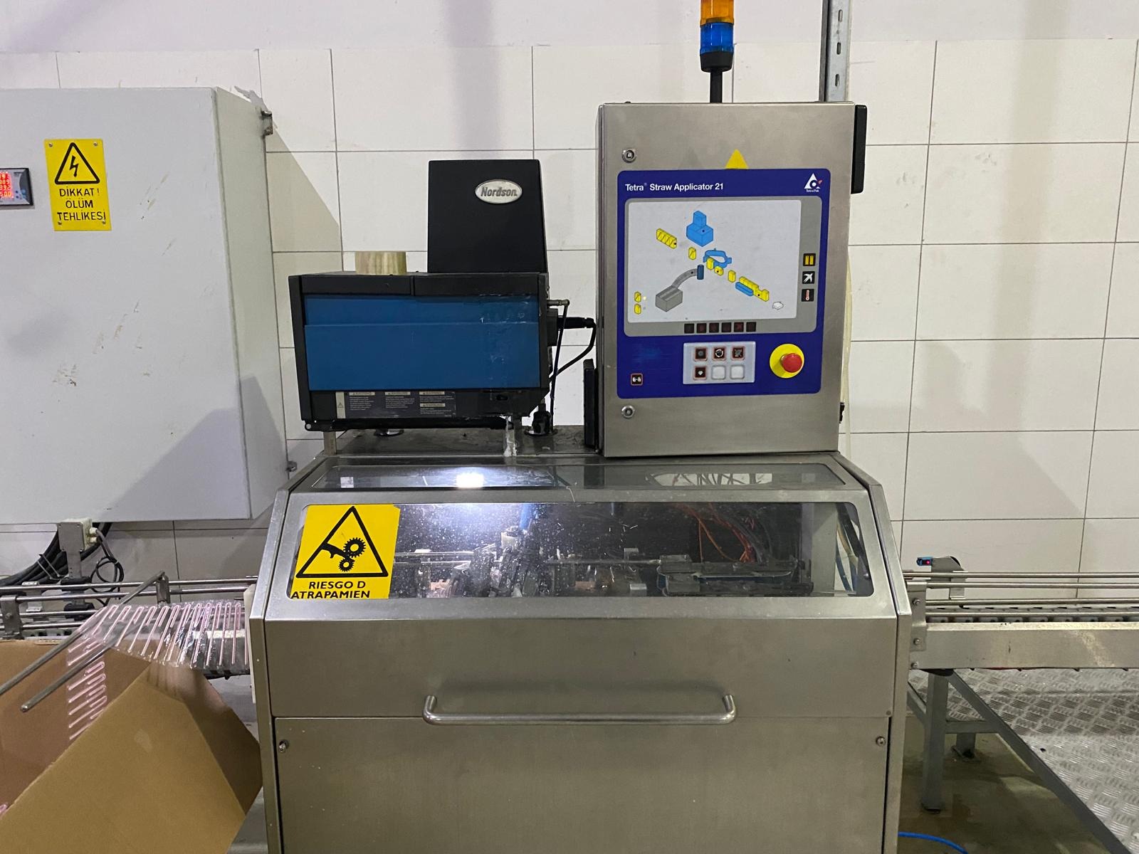 USED TETRA PAK TBA 19 200ML SLIM 20V COMPLETE FILLING LINE FOR SALE YEAR 2006