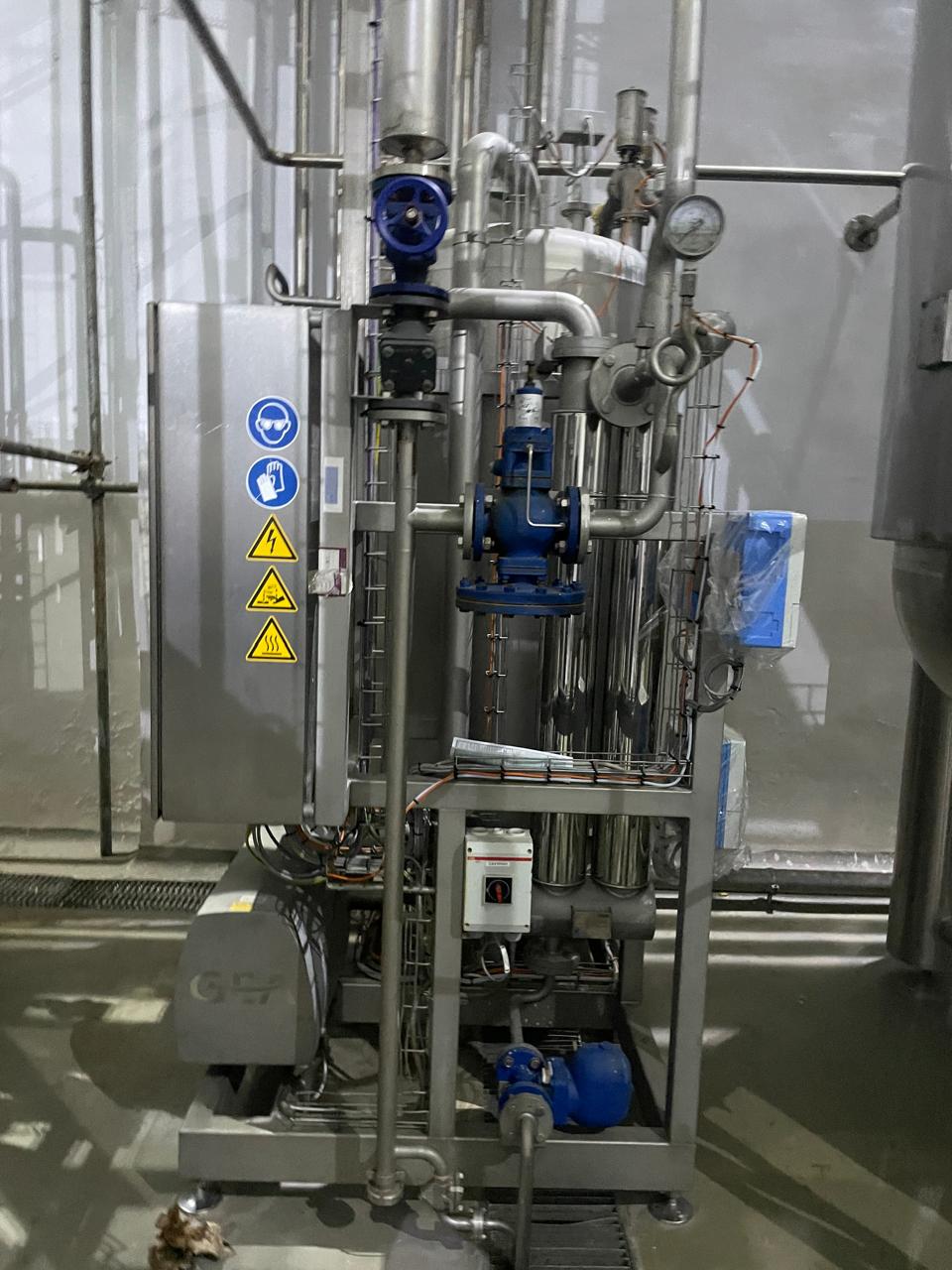 GEA COMPLETE UHT PLANT 8000 LPH CAPACITY FOR MILK CREAM AND JUICE PRODUCTION FOR SALE YEAR 2018
