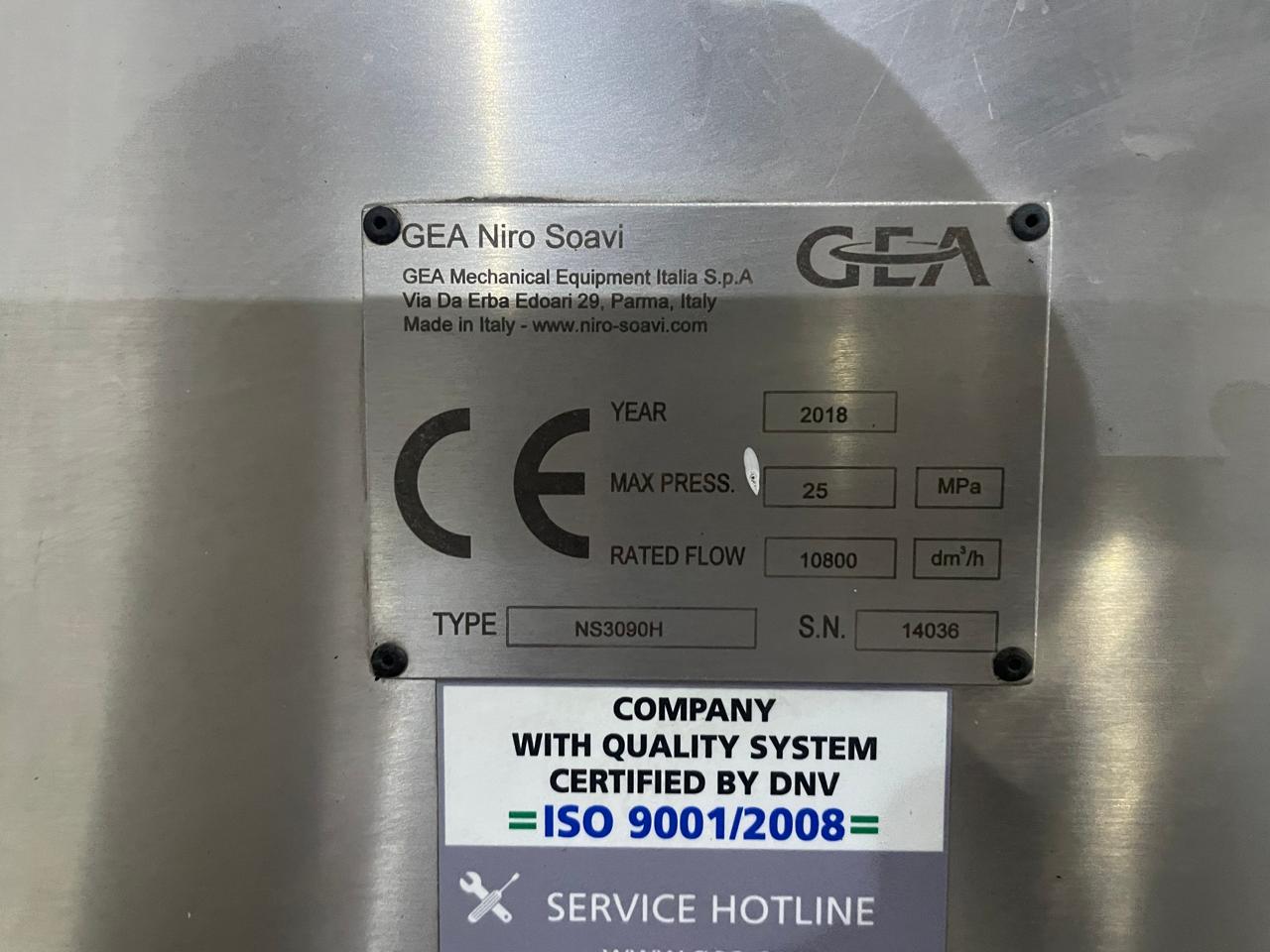 GEA COMPLETE UHT PLANT 8000 LPH CAPACITY FOR MILK CREAM AND JUICE PRODUCTION FOR SALE YEAR 2018
