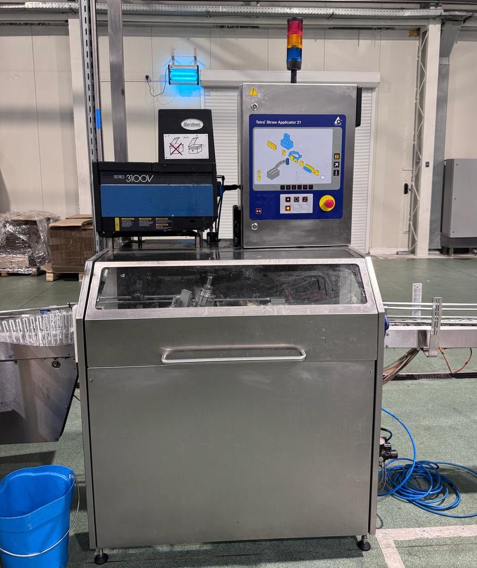 USED TETRA PAK TBA 19 200ML SLIM 20V COMPLETE FILLING LINE FOR SALE YEAR 2003