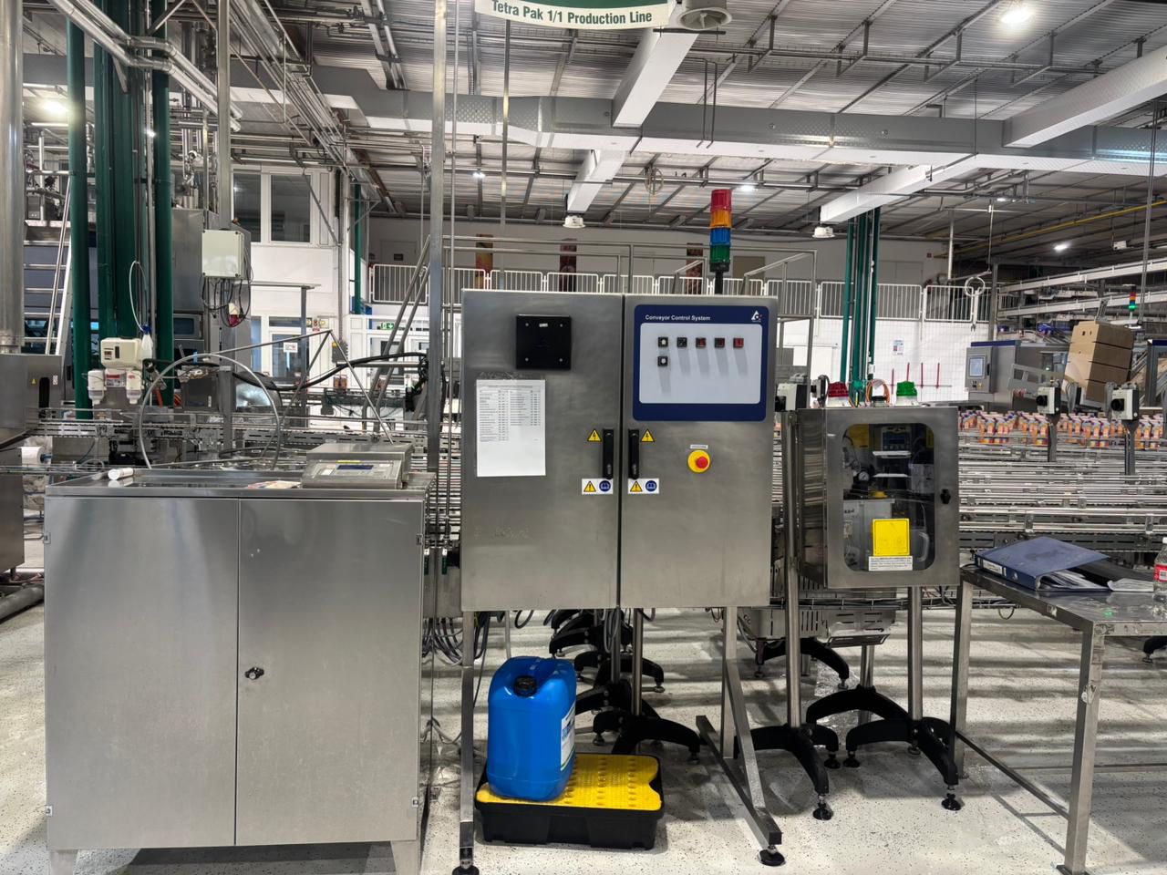 USED TETRA REX FILLING AND CAPPING COMPLETE LINE FOR SALE FOR LONG LIFE FRUIT JUICES YEAR 2016