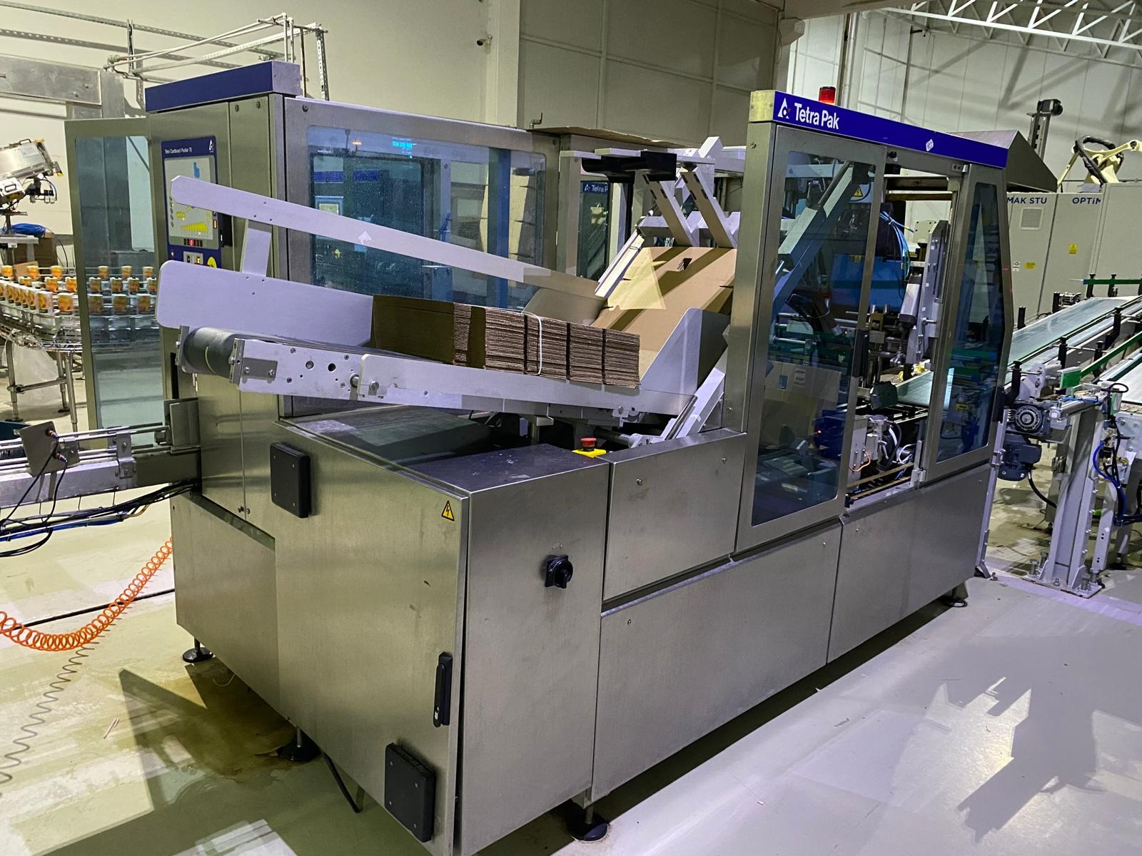 USED TETRA PAK TPA 19 200ML PRISMA COMPLETE FILLING LINE FOR SALE YEAR 2002