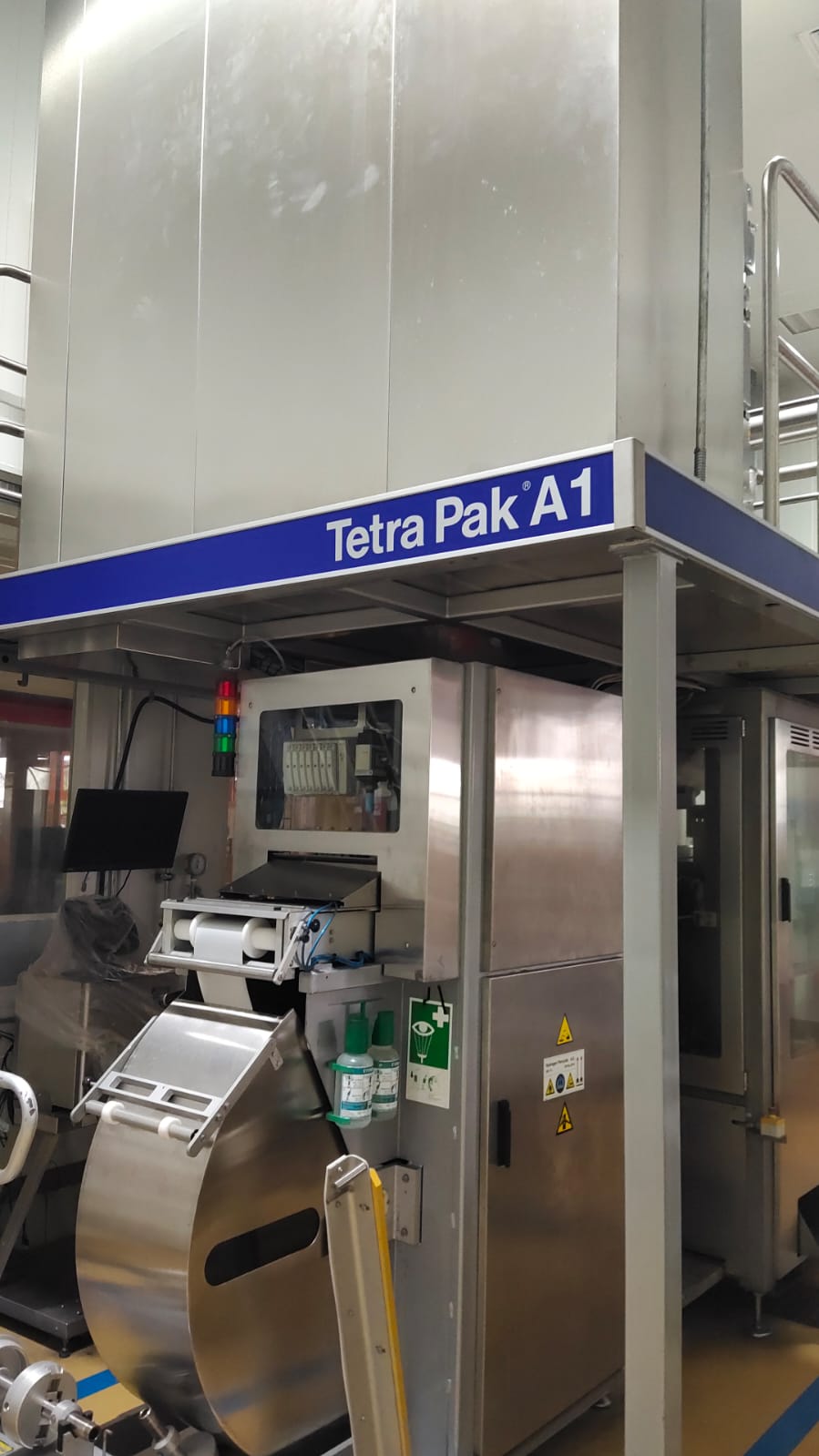 USED TETRA PAK A1 200ML WEDGE FILLING LINE AND UHT PLANT FOR SALE